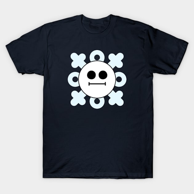 Snowflakes With Faces - Meh T-Shirt by JadedOddity